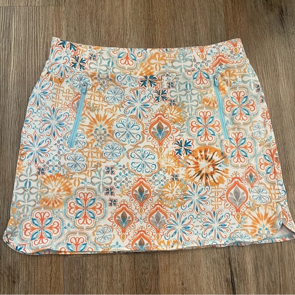 T by Talbots Women’s Every Day Stretch Skort Golf Tennis Athletic Size L Petite - Picture 2 of 9